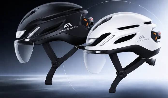 【自転車ヘルメット】まるでクルマ!? 360° 警告ライトや減速自動点灯搭載で安心度アップ