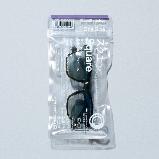 [Famima] Available at convenience stores! Polarized lens square sunglasses with the best cost performance