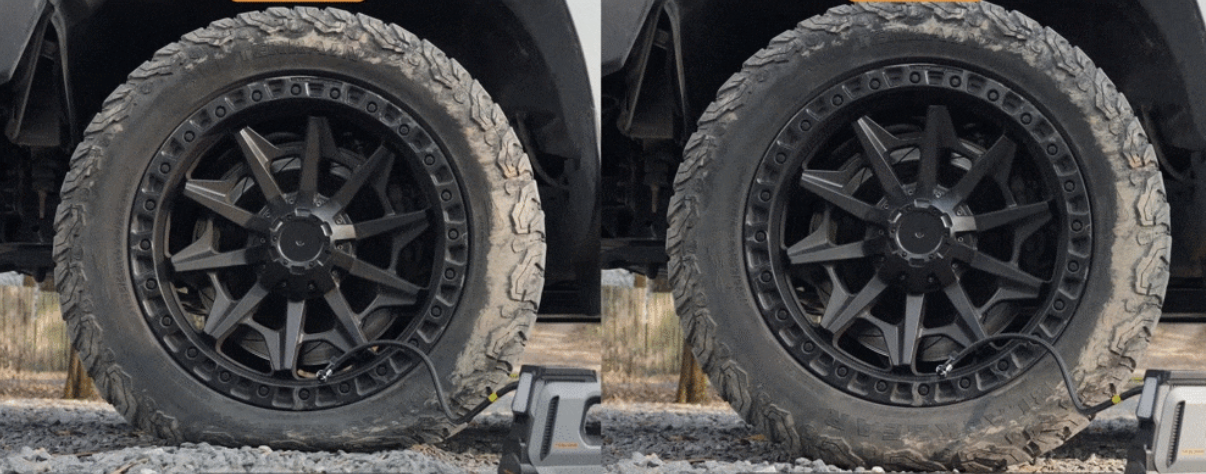 [Foot Maintenance] Before driving on the highway! A multi air pump that can fill SUV tires in "one minute."