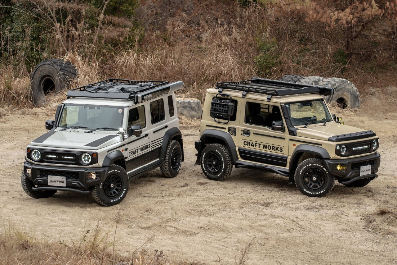 【5 Selected Jimny Customizations】DIY on the day it arrives! Rear ladders, bumper guards, fog light covers, and more