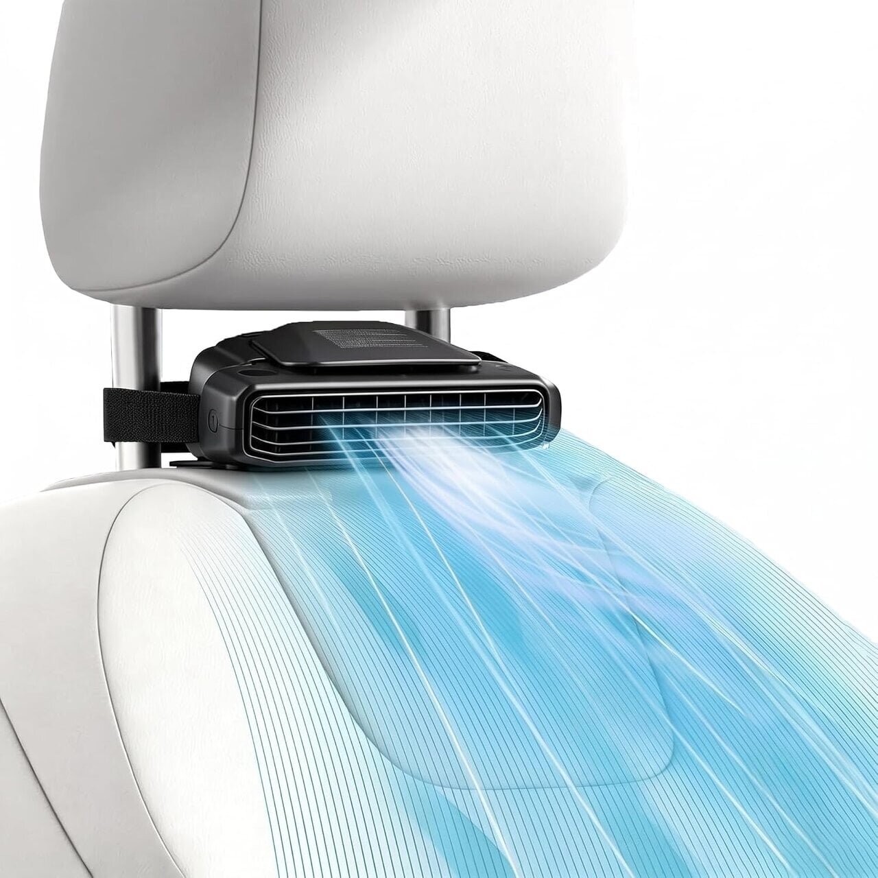 【Summer Drive】Cool immediately before the air conditioning kicks in! A headrest fan that delivers air to your neck