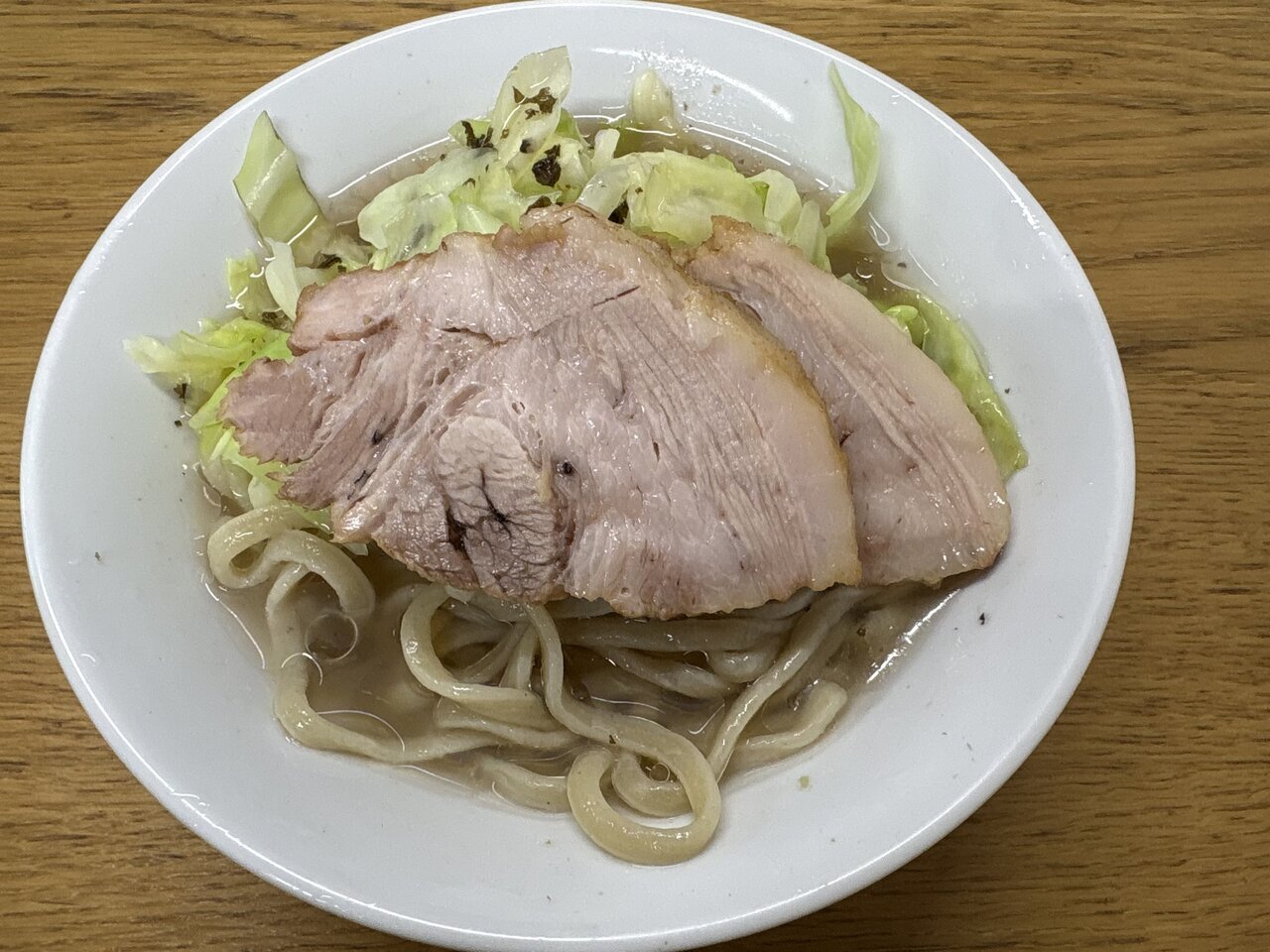 【Ramen Journey】I tried the limited "Makahiya Ume" at the award-winning no-soup shop "Hyper Fatton" near Shinba Station.