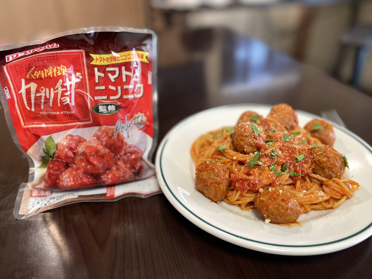 「ルパン三世 カリオストロの城」のミートボールパスタをカプリチョーザ監修の肉だんごで再現