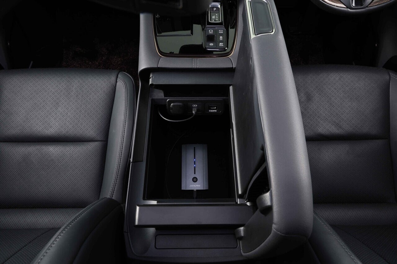 Fits in the console box! Sound upgrader enhances the sound quality of the factory audio.