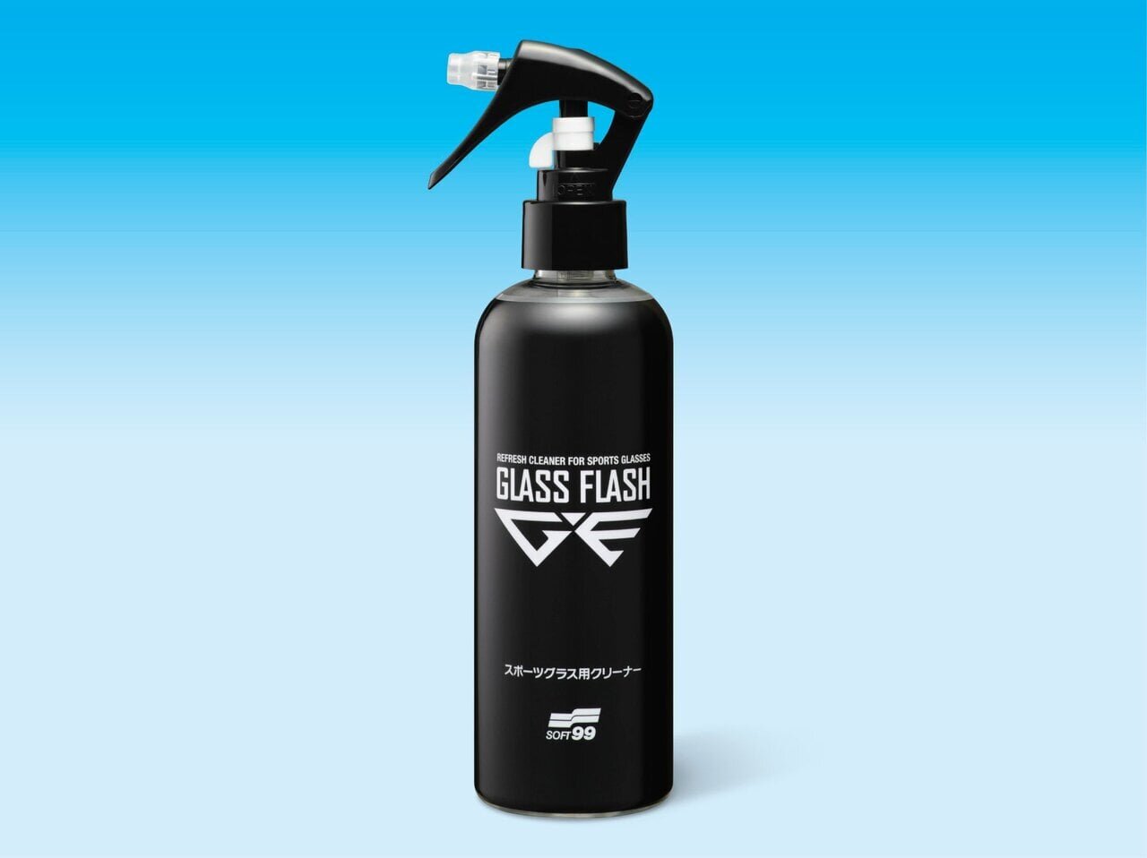 Trusted by "Soft 99," known for car wash goods! Clear your view with a sports glass cleaner.