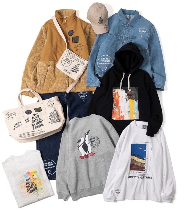 【Chums】Stencil art shines! Trendy denim and limited fleece jackets among others
