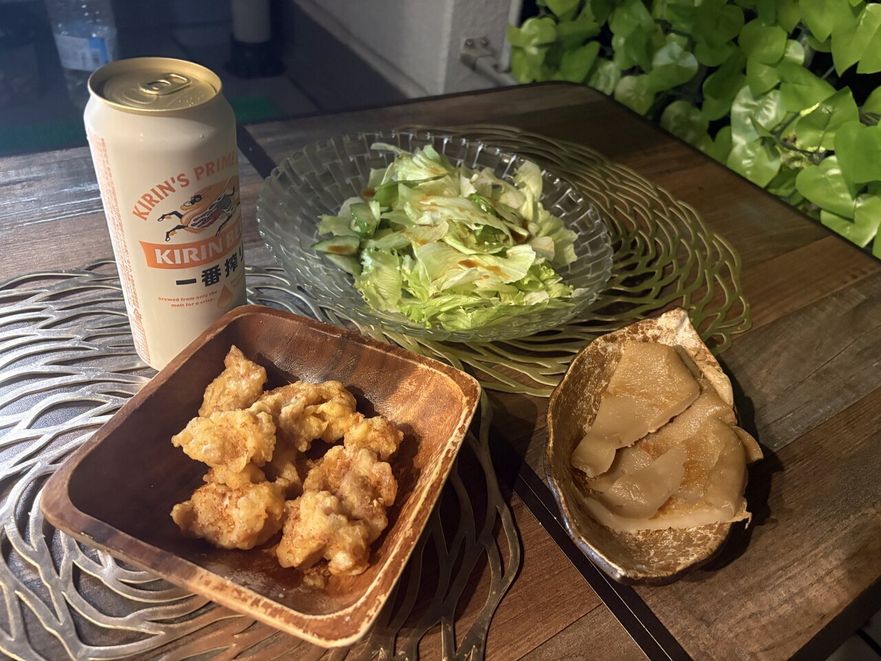 【Evening Drinks in Autumn】Enjoying drinks on the balcony with KALDI's Korean ingredients