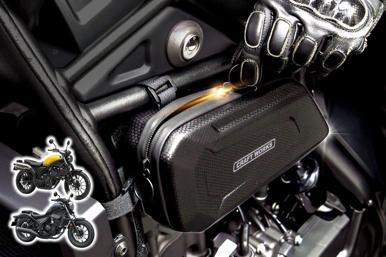 【Bike】“No aftermarket feel,” yet water-repellent & shock-resistant! The engine side bag with exceptional usability