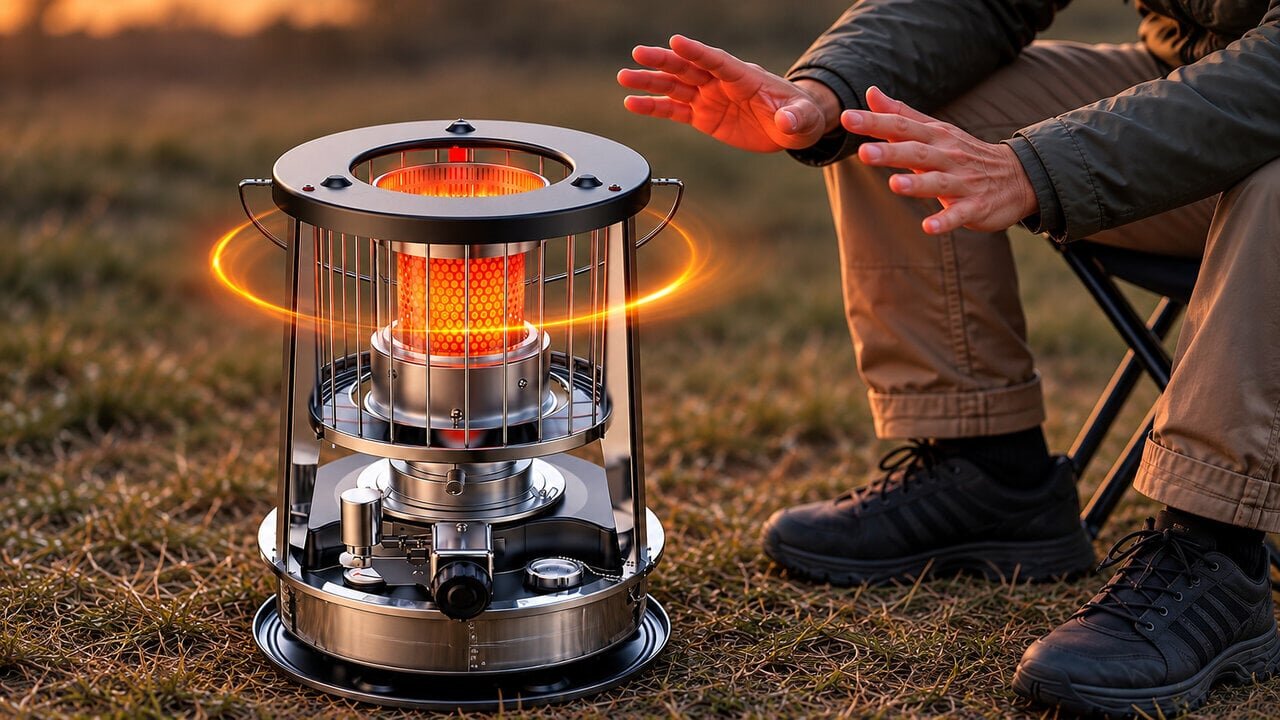 【Winter Outdoor】Gather around the fire and chat! A kerosene heater that doesn't require electricity is also useful in emergencies