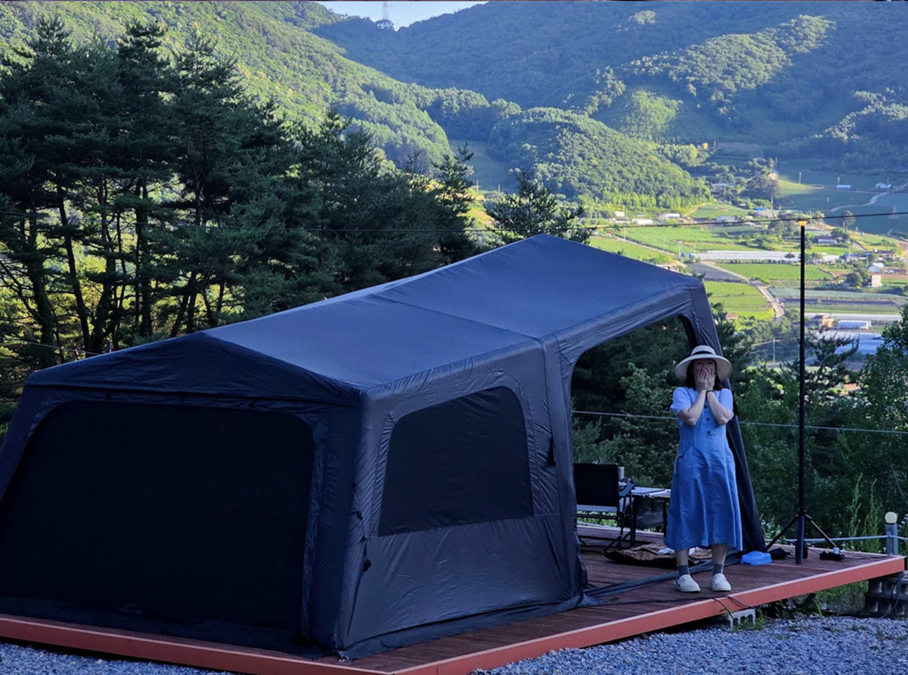 背が伸びた子供とキャンプに行きたい！パパライターが狙うのは“ラク設営”の全自動エアテント