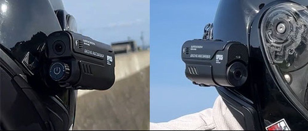 走りの記録を、4Kと前後2カメラで！ライダーのために生まれた防塵・防水ドラレコ