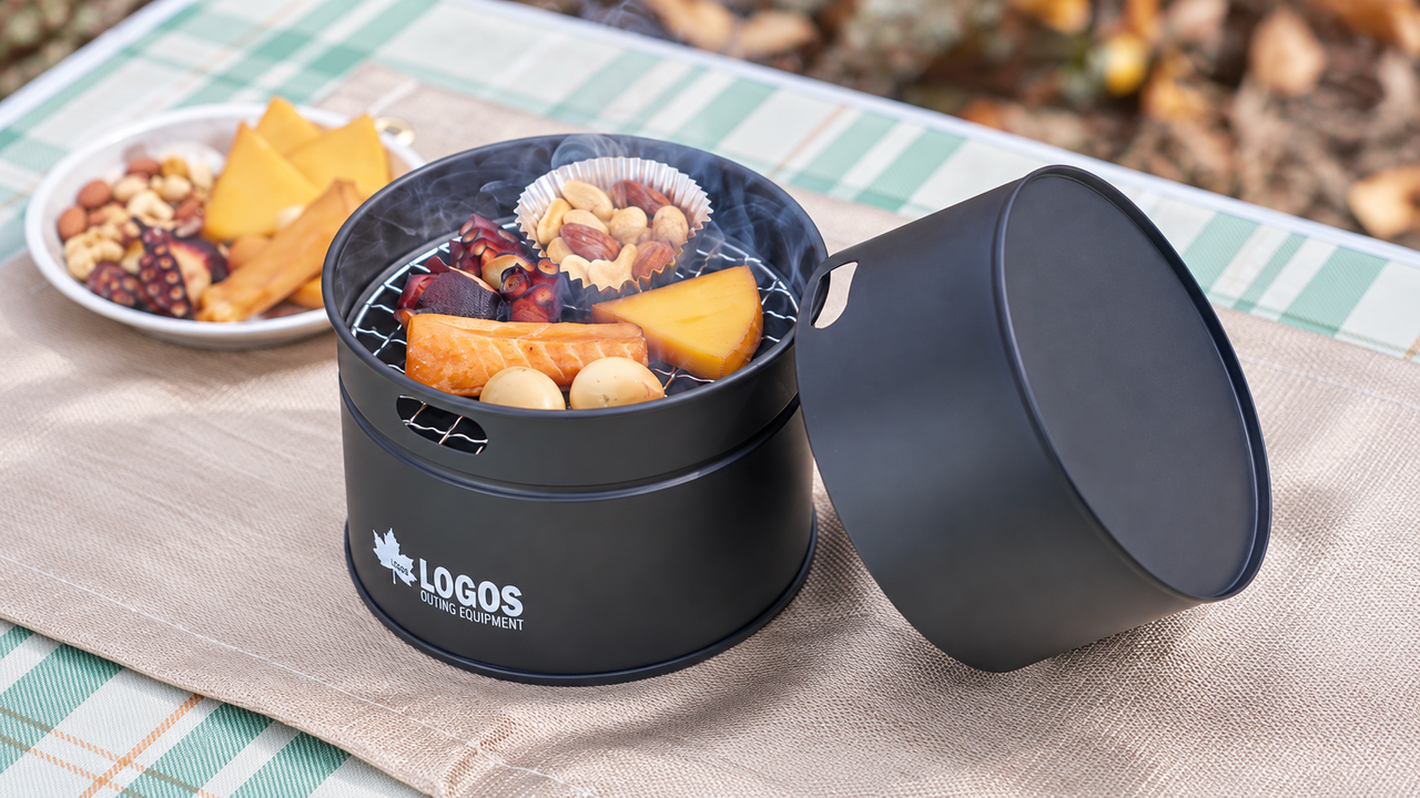 【Camping Food】It’s autumn, time for smoking! Enjoy the “14 cm diameter” smoker without the need for heat adjustment