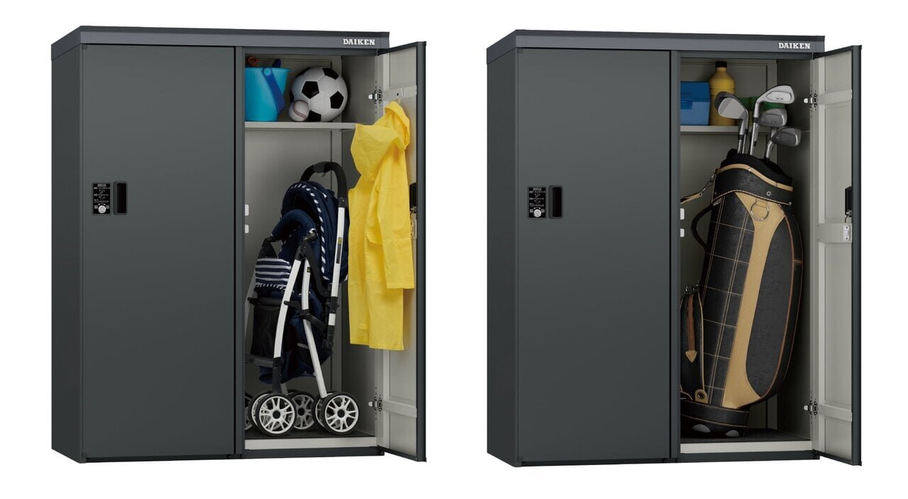 Make effective use of dead space at home! A mini trunk room for storing outdoor play gear