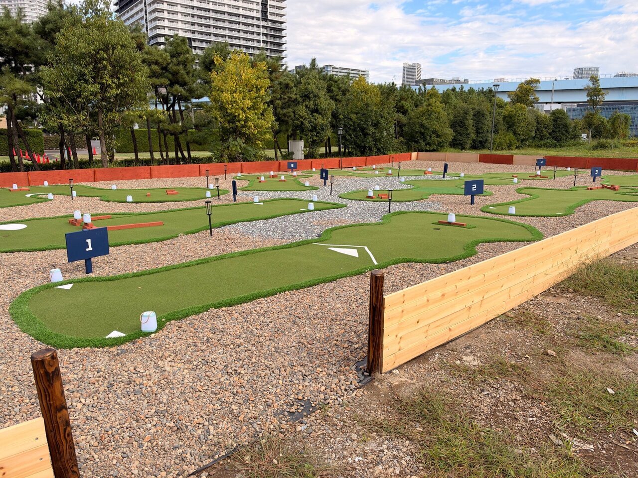 [Toyosu] Want to play with your dog! Enjoy putt golf hands-free for under 1000 yen