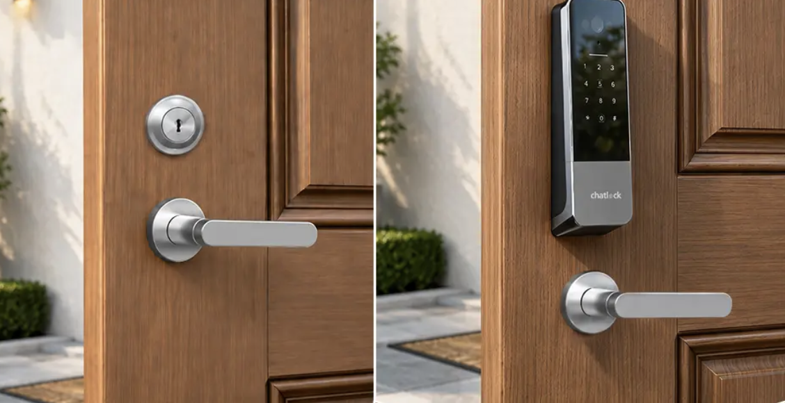 “Entrance upgrade plan starting from 10,000 yen! With a smart lock that doesn't require drilling, you can respond even when you're away