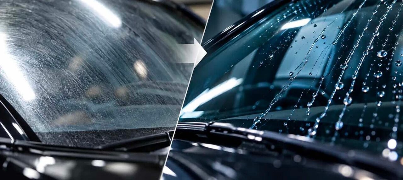 【Car Care】Just wipe the glass! You want to completely remove stubborn oil film with a powerful cleaner