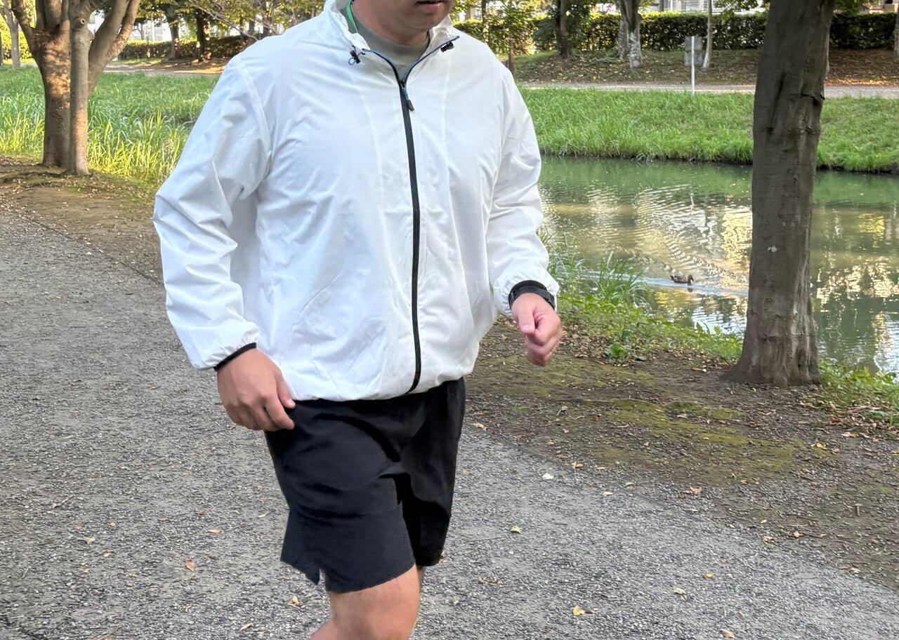 [Outerwear] Casual Jogging Habit with Workman's 1500 yen Windbreaker