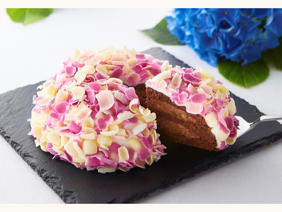 初夏を彩る鎌倉の新しい手土産 あじさいモチーフのケーキ てまり花 新発売 Sotokoto Online ソトコトオンライン 未来をつくるsdgsマガジン