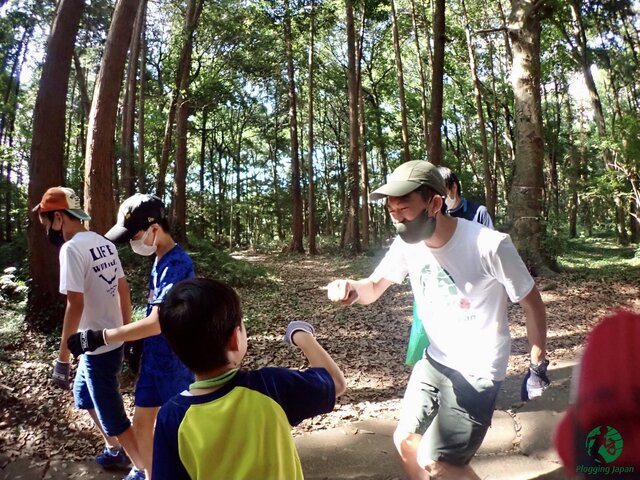 親子プロギング