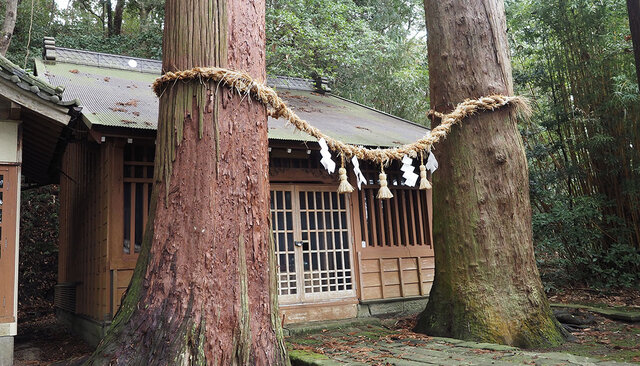 鳥居のない下立松原神社