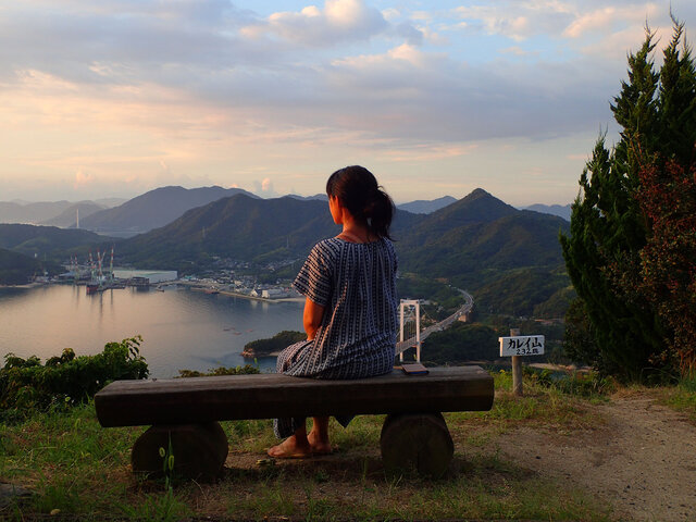 しまなみ海道 旅 カレイ山