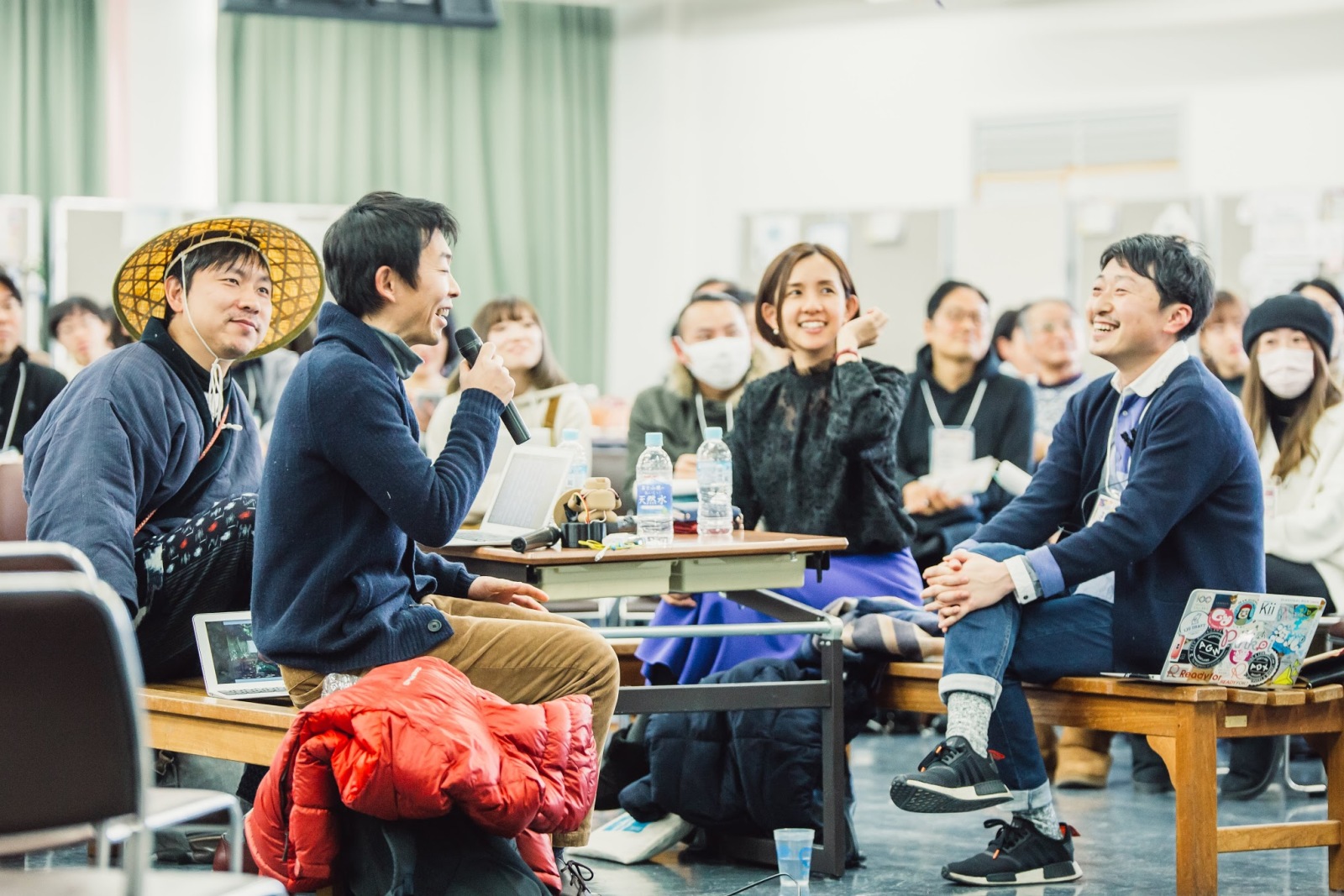 ファシリテーターとしてイベントで活動している様子