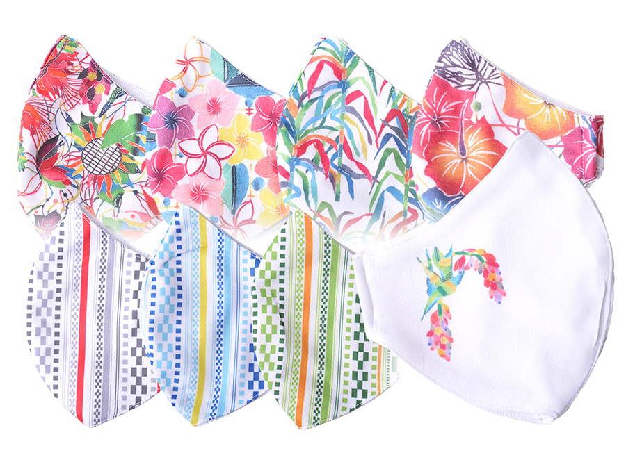 石垣島の作家とのコラボデザイン 気分があがる 華やかな紅型 みんさー柄の夏用マスク登場です Sotokoto Online ソトコトオンライン 未来をつくるsdgsマガジン