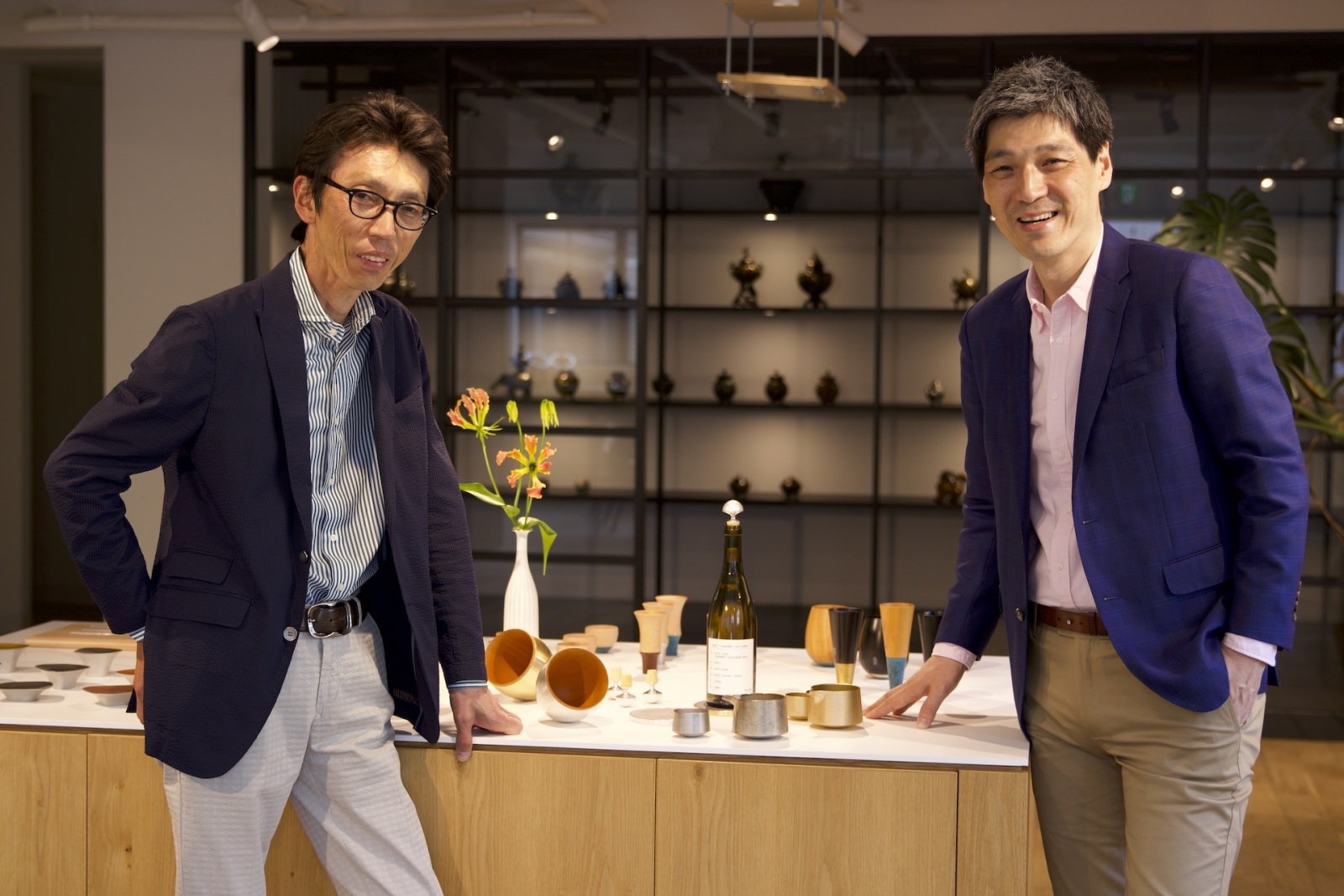 四津川元将さん(左)、晋さん(右)兄弟