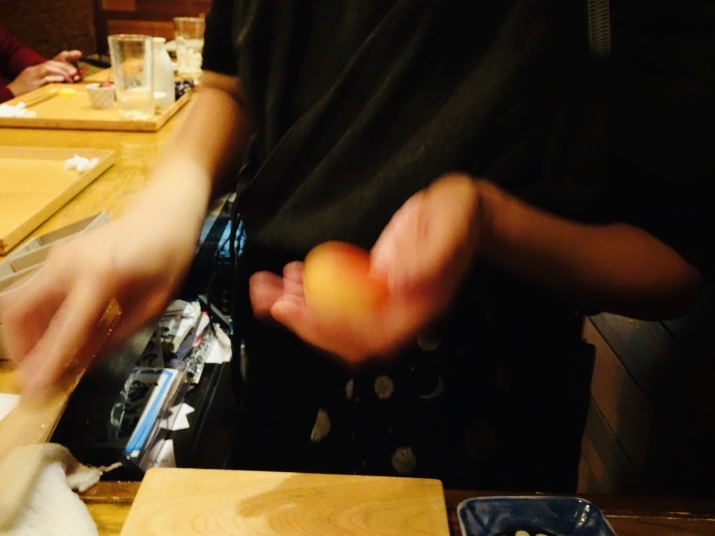 職人の技を目の前で実演