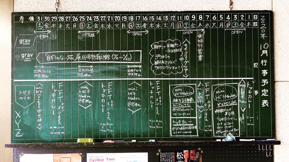 トビチ商店街インフォメーションボード