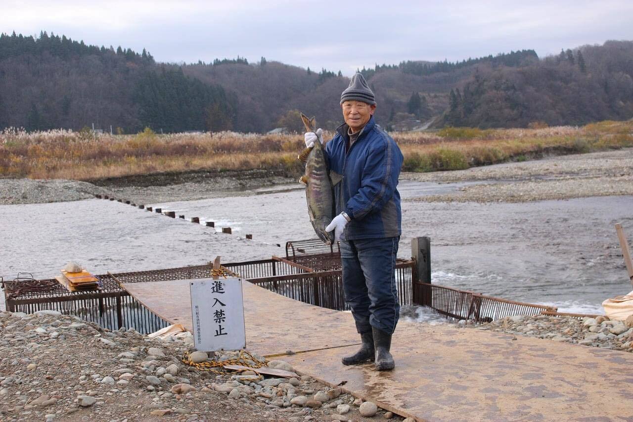 84歳の川の師匠。屈強で、命や自然への姿勢、本気でかっこいいと思える大先輩