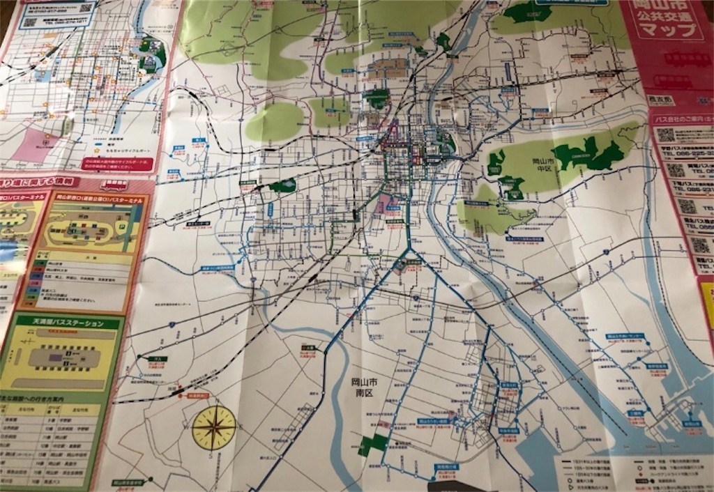 岡山市地図