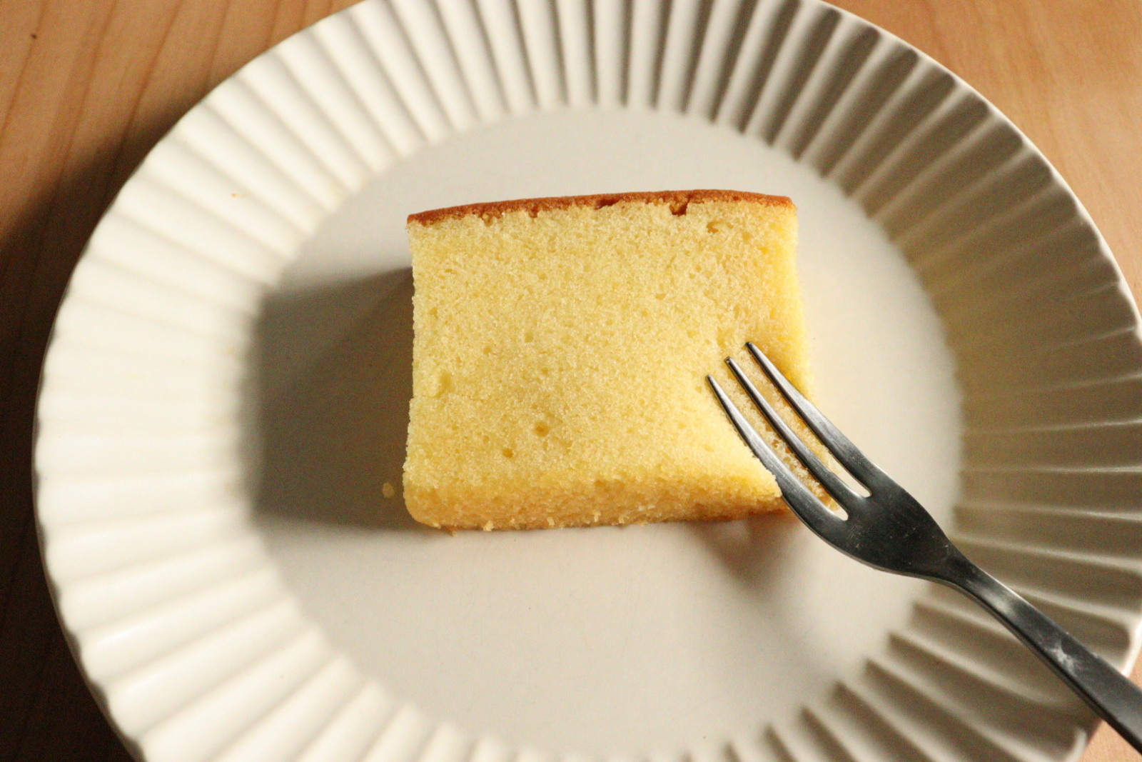 温めたケーキ