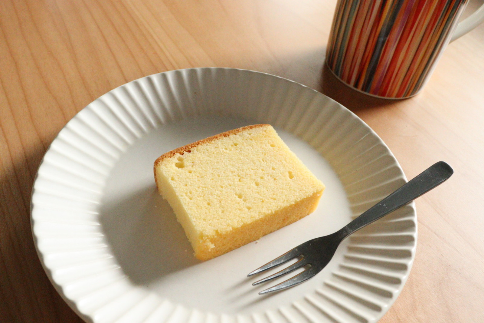 冷やしたケーキ