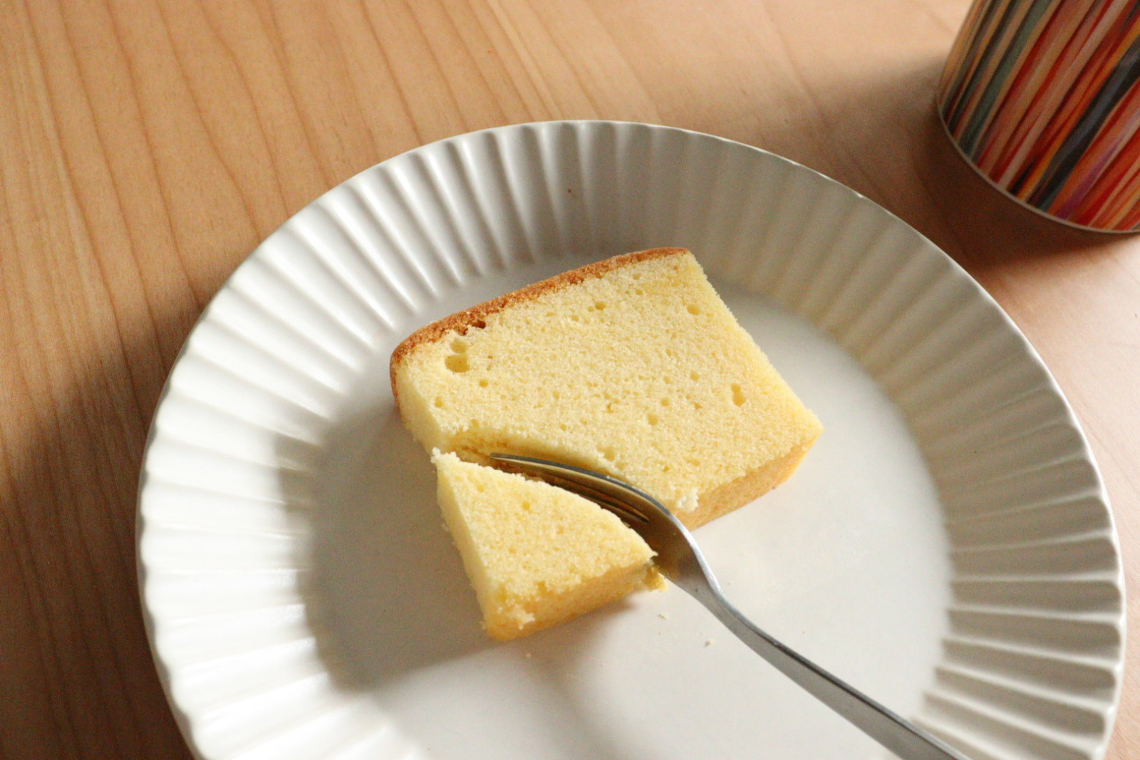 冷やしたケーキ