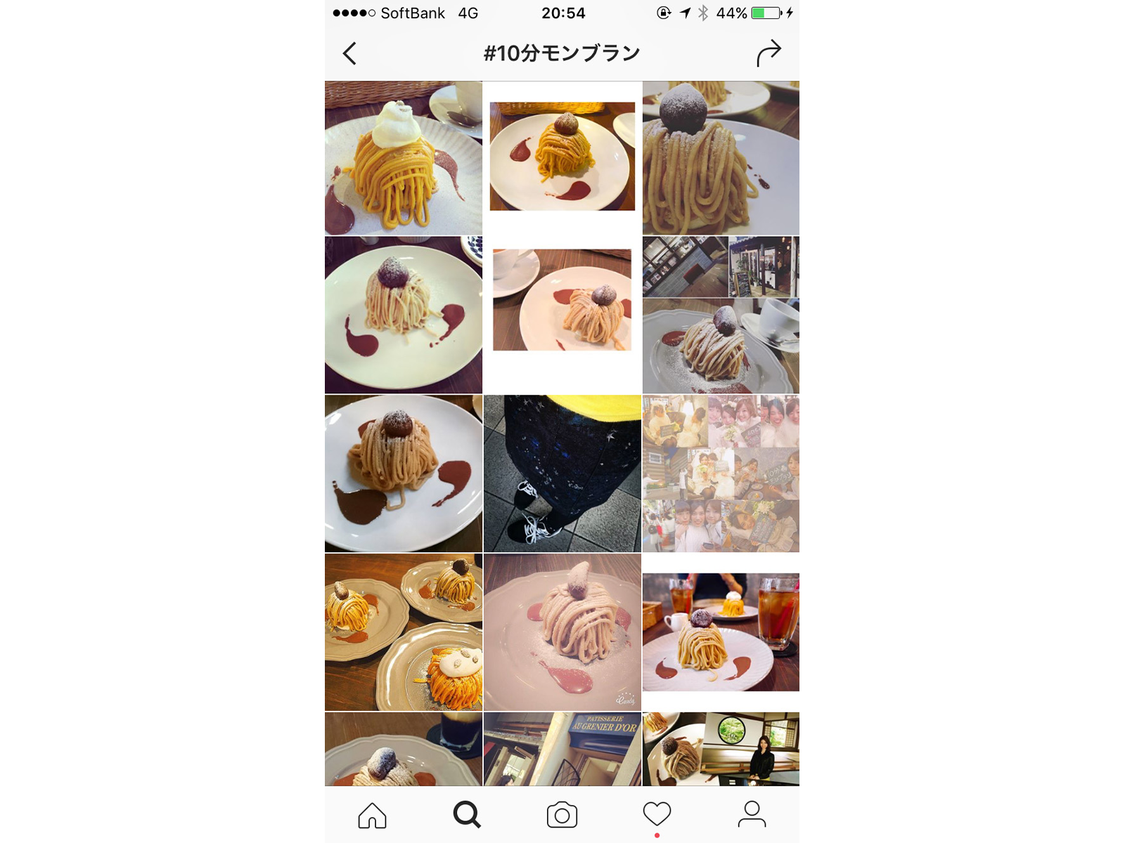 Instagramにも、リミットスイーツを楽しむ女性がたくさん。タグもキャッチーになるので、発信が楽しい!