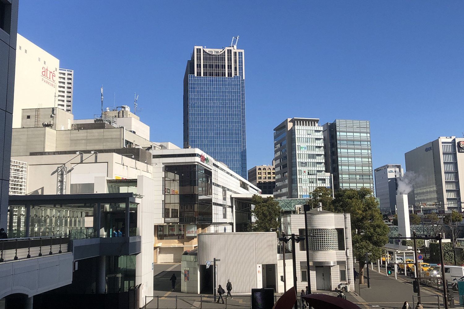 川崎駅前の風景