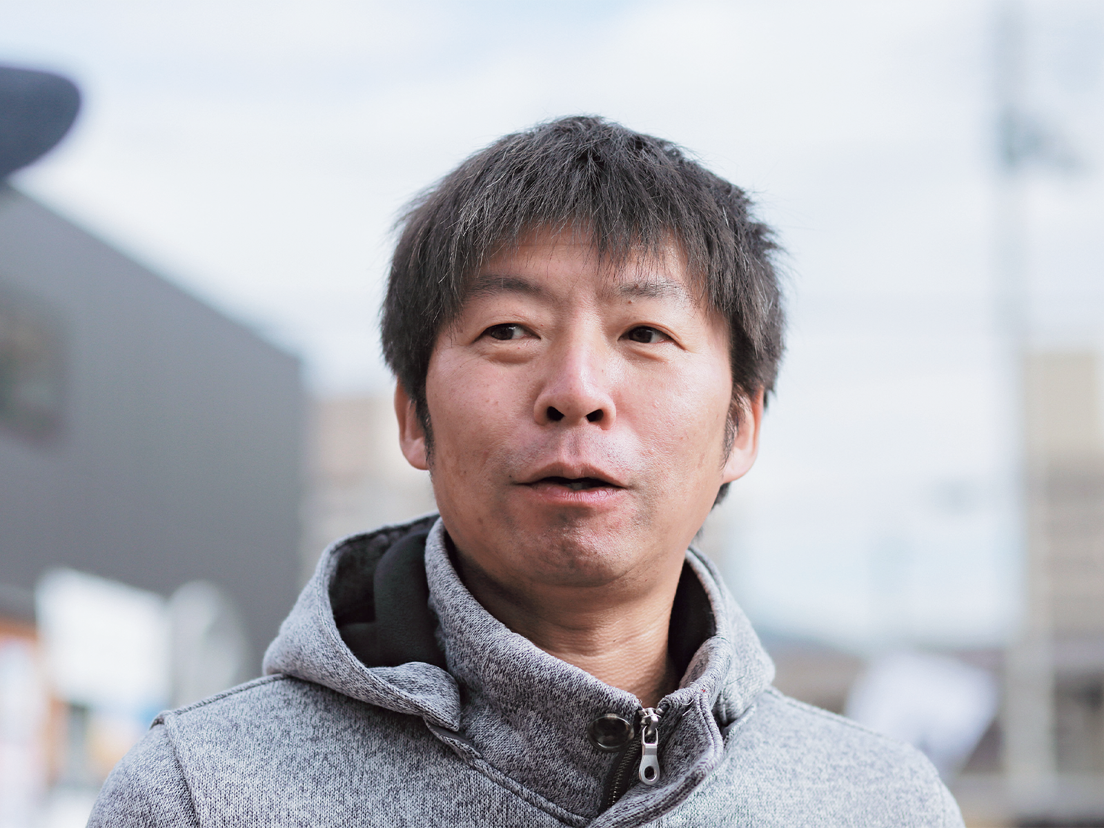 『るてん商店街』プロジェクトマネージャーの篠部大五郎さんは、「あせらず、この場の認知度を上げていきたい」と話す。