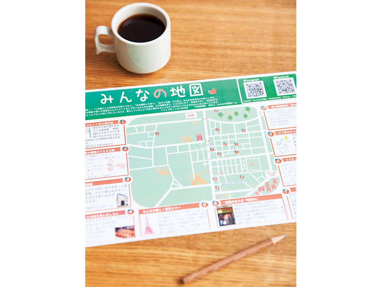 2019年11月に完成した「みんなの地図」。暮らしがより楽しくなる。