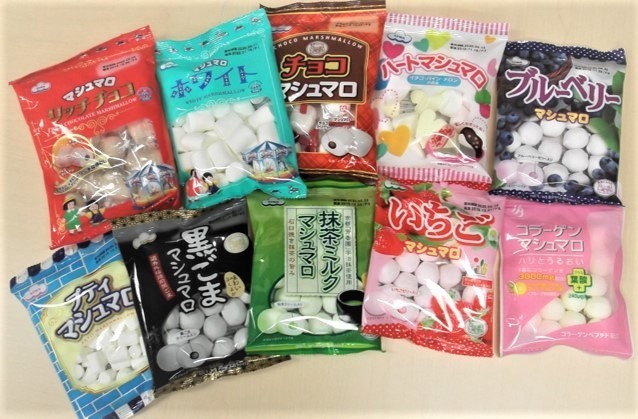 のど飴やコラーゲン入りなど多種多様な商品が展開されている