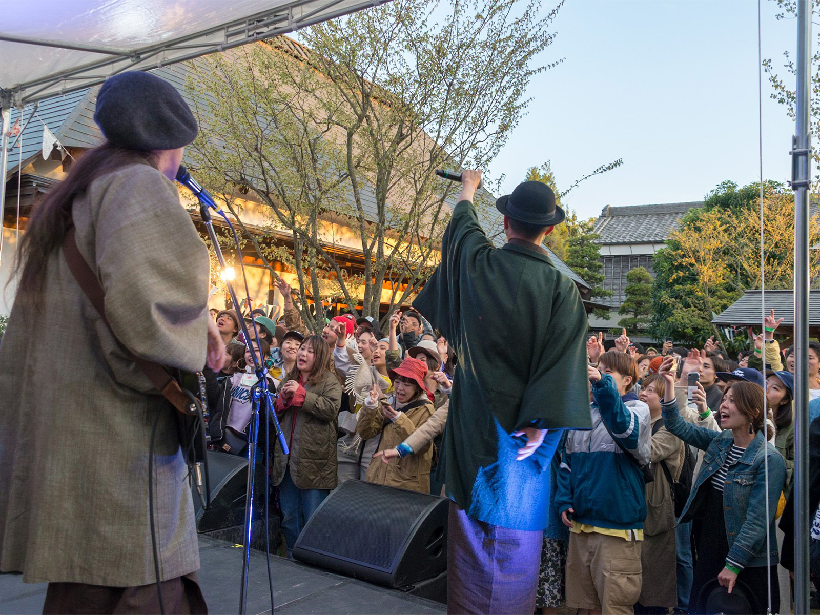 結城市でのプロジェクト「結いのおと」の音楽イベント。例年大盛況だ。