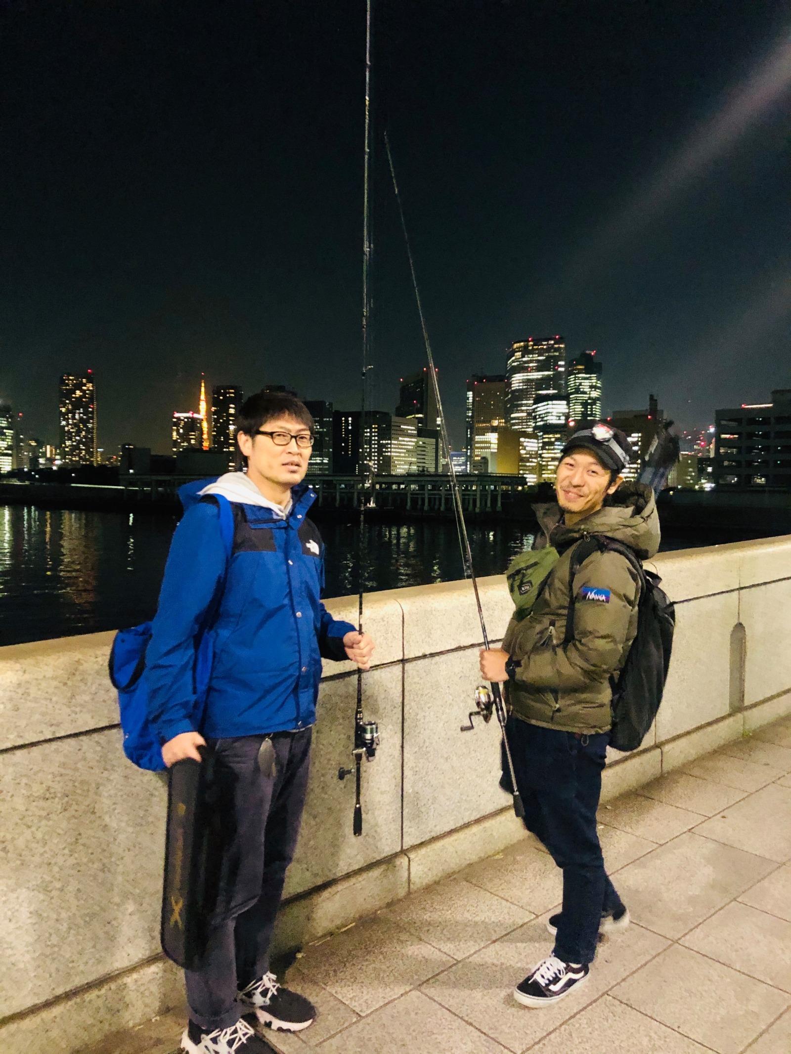 「大川」(江戸っ子風に)の上を渡る。勝どき橋です。