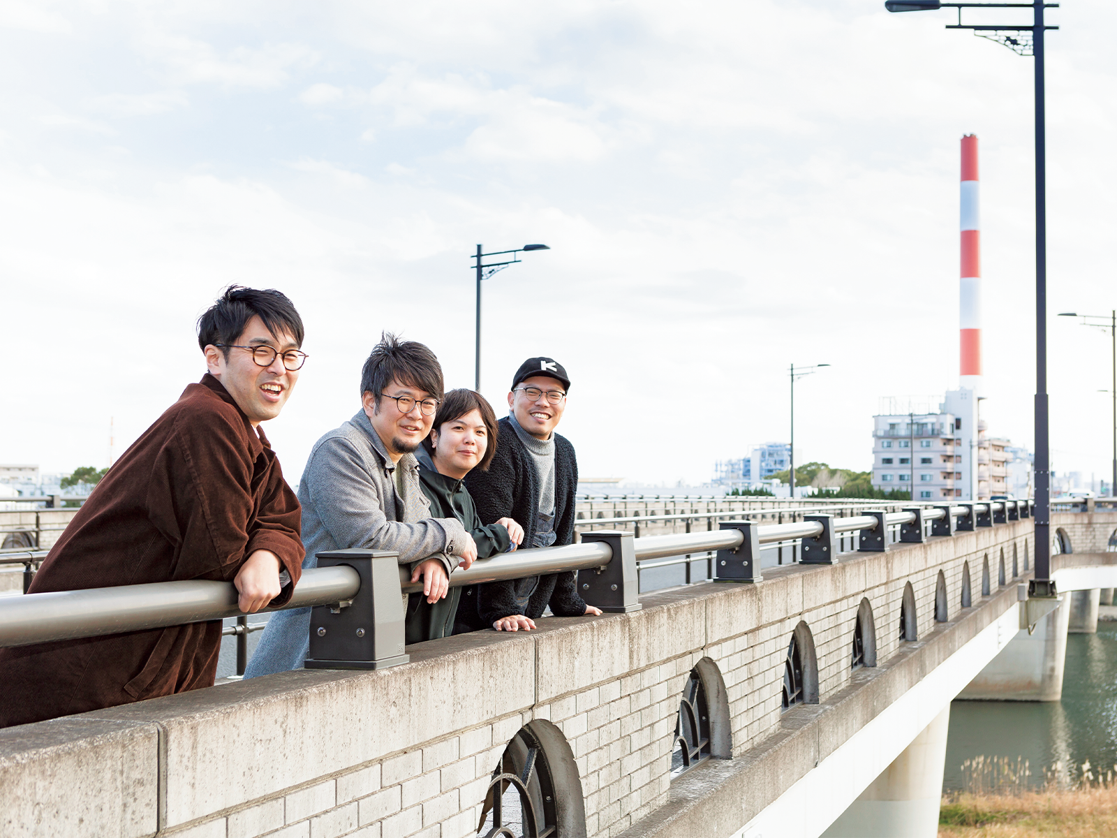 左から「一日パパ」を体験した木村公洋さん、山根さん、『n計画』ヘビーユーザーでウェブデザイナーの内倉大知さん、甲斐さん。