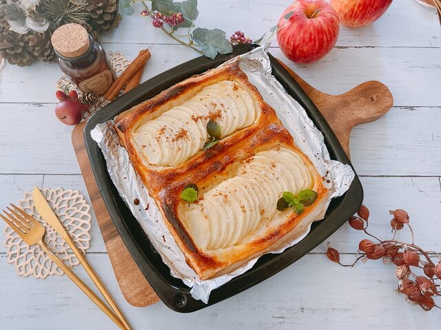 シンプル♡フレッシュりんごパイ