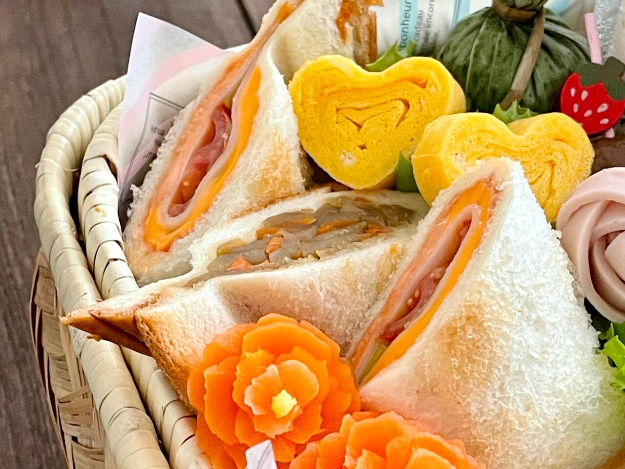 アラジンで作るホットサンド弁当