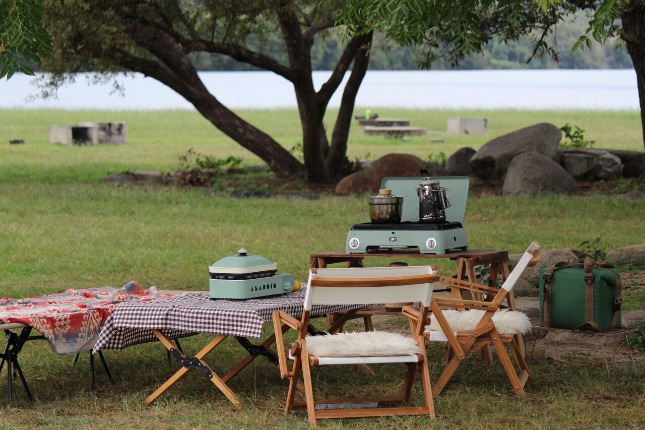 はじめまして　アラジン×キャンプ大好きママです