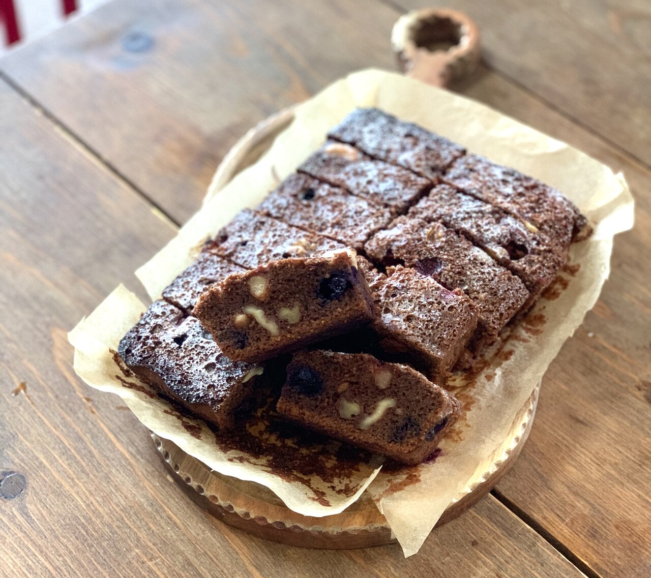 グラファイトトースター（2枚焼き）で作る【米粉のブラウニー】