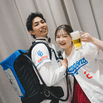 ゲストと盛り上がる☆ビールサーブ
