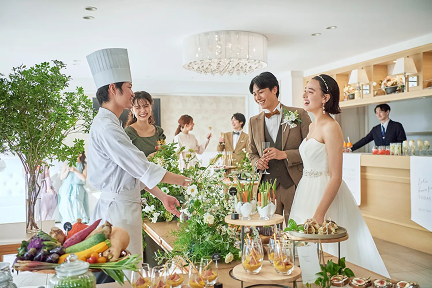 特別なおもてなしの様子