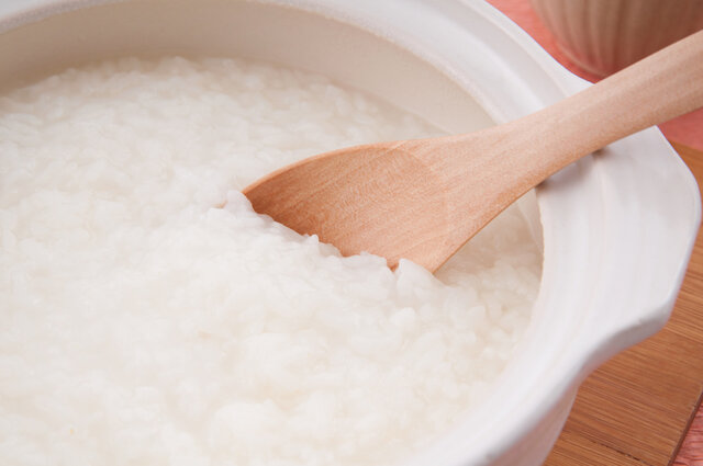 【離乳食中期】ご飯から作る7倍粥|鍋・炊飯器・電子レンジでの作り方